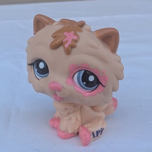 LPS Chow Chow #2304 Vintage Puppy Pals Cocker Spaniel Vintage Calico Cat - Picture 10 of 13